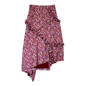 Majorelle - Floral Midi Skirt XS